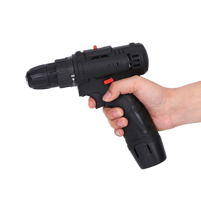 (2개) 가정용 도구 상자 세트 다기능 하드웨어 전기 유지 보수 조합 도구 자동차 리튬 전기 드릴 보편적 인 완전한 세트