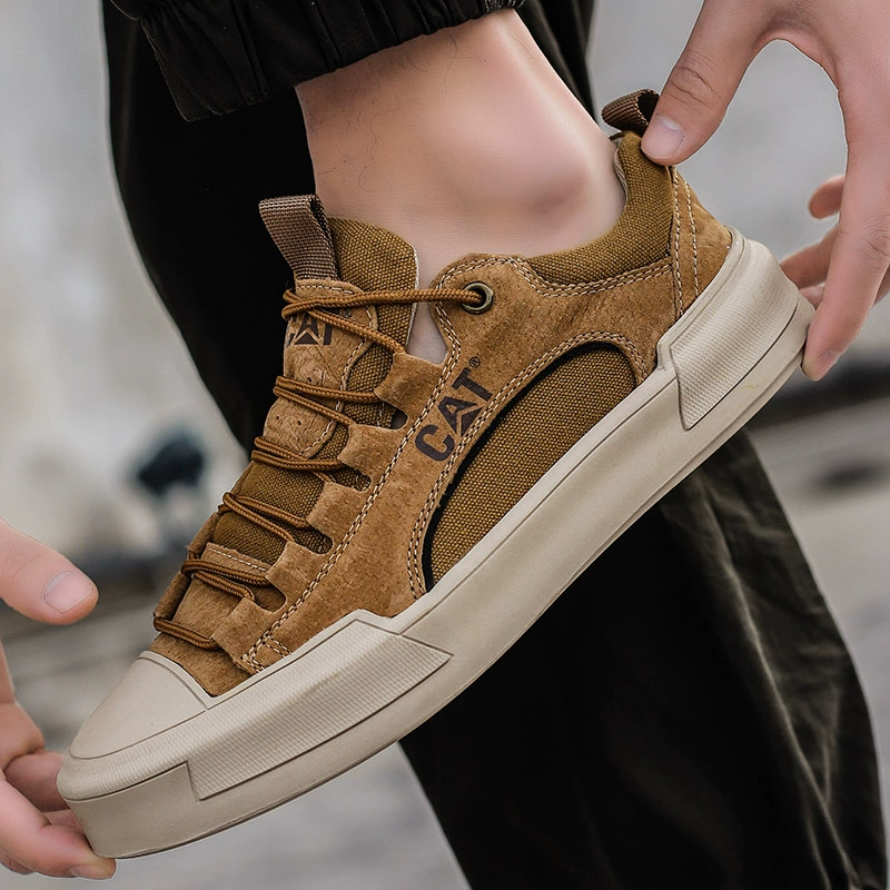 Весенняя и осенняя мужская кроссовка трансграничный большой размер низкий шнуровка мужская повседневная обувь дышащая на открытом воздухе спортивная обувь