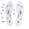 Transparent sports breathable insoles suitable for men and women, medical magnetic silica gel massager, 8 pieces
