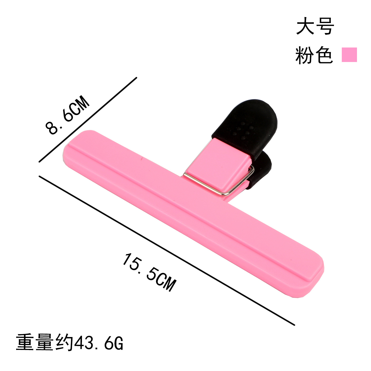 En stock clip de alimentos de silicona a prueba de humedad sellador de alimentos de cocina clip de sellado de calidad alimentaria clip de sellado de aperitivos al por mayor