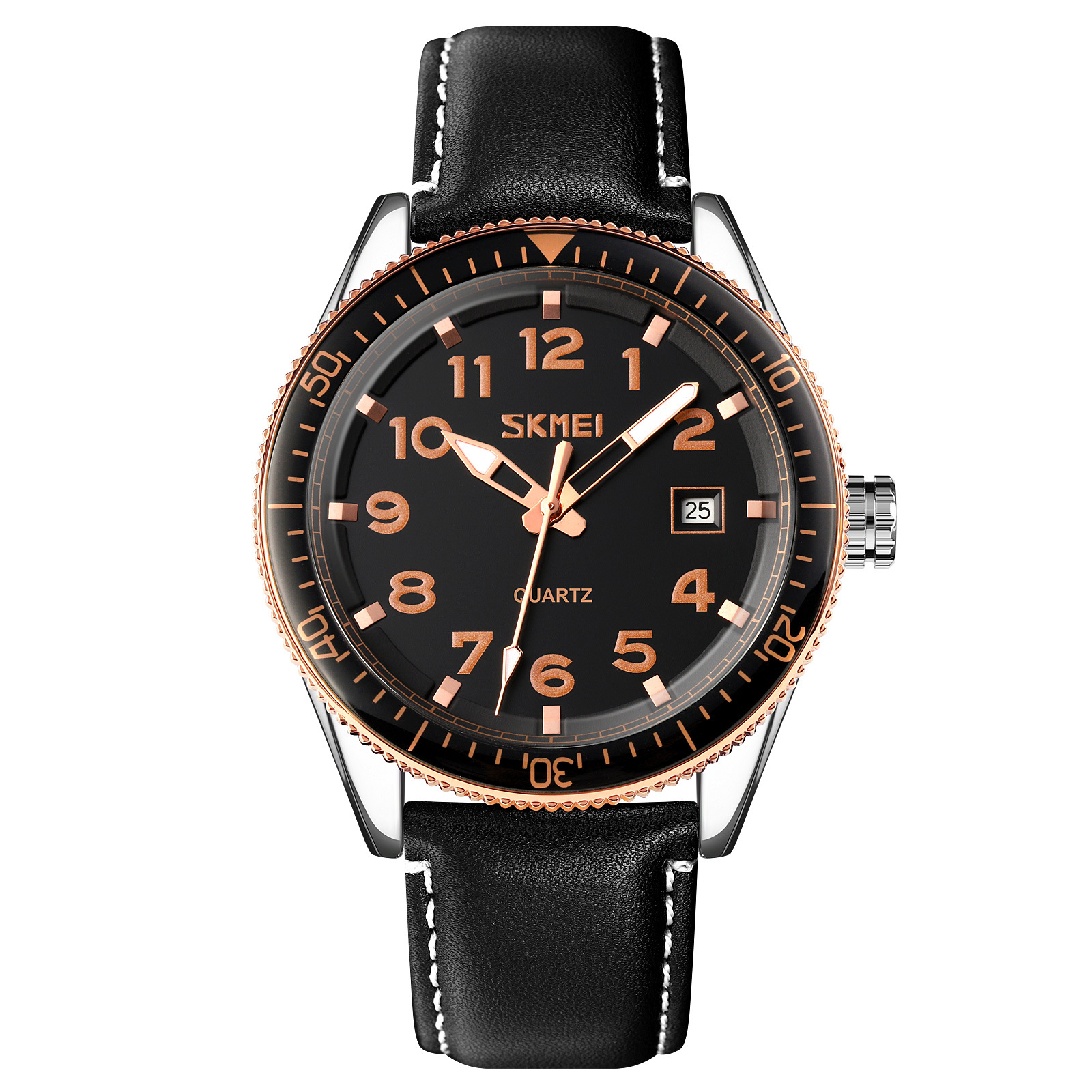 Momento de relojes de cuarzo para hombres ocio reloj de acero de negocios impermeable calendario único reloj fuente de fábrica al por mayor en stock