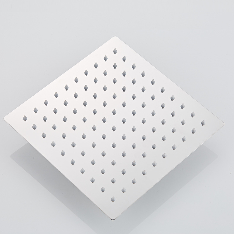 Top de acero inoxidable gran ducha de ducha de ducha de ducha presurizada un solo cabezal de ducha de ducha 4 puntos accesorios generales lotes de oro dibujado