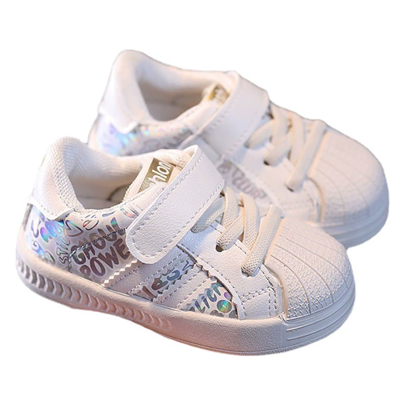 Детская весенне-Осенняя обувь для малышей, резиновые кроссовки с низким верхом, белые туфли на мягкой подошве, Мужская дышащая обувь на липучке, модная