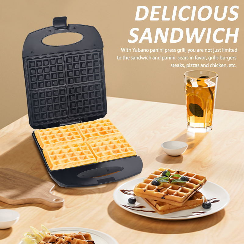 110V UE Waffle Maker multifuncional para el hogar, tostadora, tostadora, máquina de desayuno