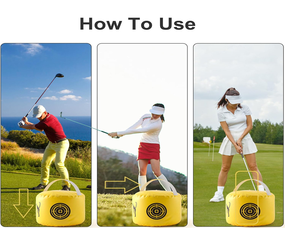 PGM Golf-Schwungtrainer Golf-Trainings-Impact-Power-Smash-Bag Schlagtrainer Schwung-Trainingshilfen Impact-Swungtrainer HL002 – Detail 8