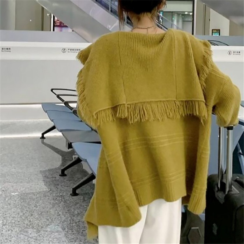 E8468 650K ÁO LEN NỮ HONTYF ÁO LEN DÁNG DỘNG MÙA XUÂN THU ĐÔNG THỜI TRANG NỮ G02 SẢN PHẨM MỚI