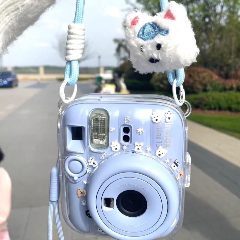 Mini13 Transparent Shell Instax Crystal Hard Shell Camera Protective Case Chain Mini13 Transparent Shell Instax Crystal Hard Shell Camera Protective Case Chain