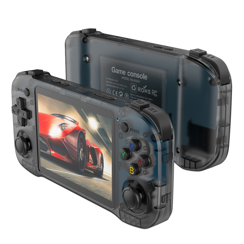 跨境新品R46H掌上游戏机正版ARKOS开源4.2寸高清大屏PSP横版掌机|undefined