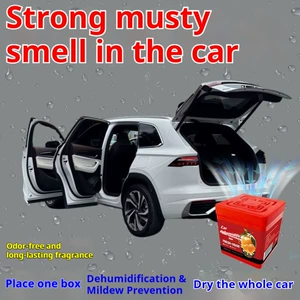 Cross-Border Special Car Dehumidifier Box, In-Car Odor Removal Magic Box, Removes Musty Smell and Odor from the Car, Long-Lasting Fragrance, Moisture Absorption
