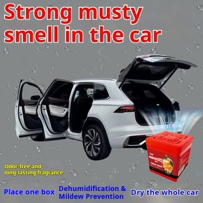 Cross-Border Special Car Dehumidifier Box, In-Car Odor Removal Magic Box, Removes Musty Smell and Odor from the Car, Long-Lasting Fragrance, Moisture Absorption