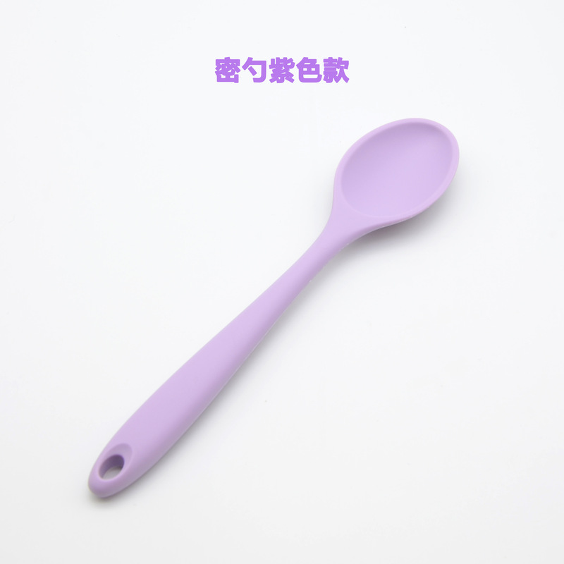 食品グレードのシリコンスプーン、子供用安全なテーブルスプーン、高温耐性ノンスティックポット、学生スプーン、離乳食サプリメントミキシングスプーン|undefined