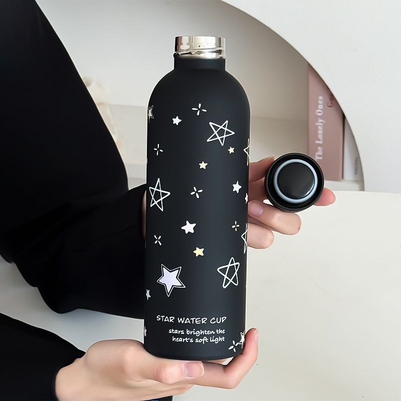 新しいスターナロー口魔法瓶カップ、ポータブル冷水カップ、大容量アメリカンコーヒーカップ、ステンレス製カーカップ|undefined