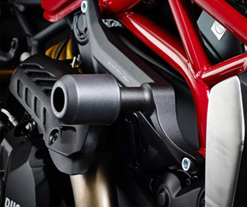 Suitable for Ducati Monster 821/1200 13-20 Motorcycle Modified Body Bumper Anti-Fall Ball Glue