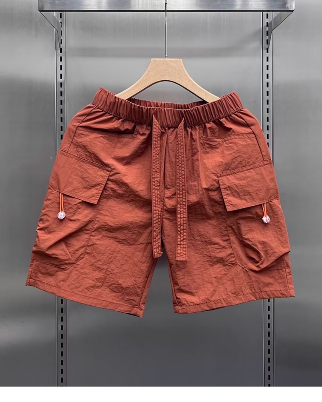 Ultra-Lightweight Men's Quick-Dry Cargo Shorts - Breathable Casual Athletic Shorts With Multiple Pockets For Summer, Beach, And Outdoor Activities_viptrois.com