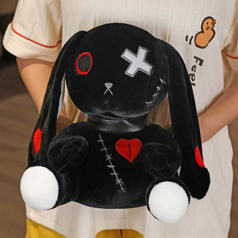 跨境万圣节Rabbit plush暗黑重生兔坚韧小兔公仔多色毛绒玩具-阿里巴巴