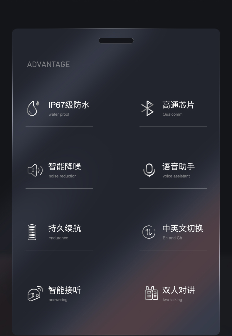 Y802X Motorcycle Intercom Helmet Bluetooth Headset Riding Can Intercom Helmet Bluetooth