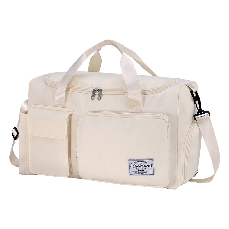 Bolso de almacenamiento ligero, correa para el hombro, bolsa de viaje de almacenamiento multicapa de gran capacidad, maleta trolley, bolsa de lona, viaje de negocios de fitness