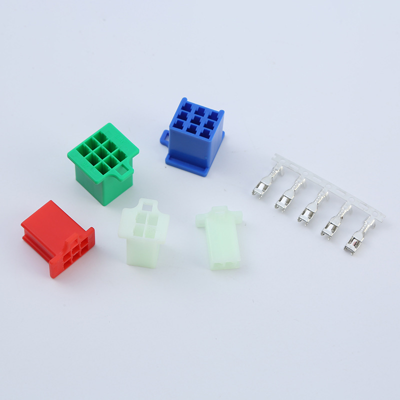 2.8系列塑料件2孔.3孔.4孔.6孔.9孔全系列四方插端子系列