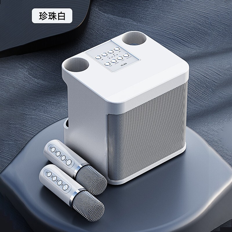 YS203K ソング Bluetooth スピーカーホームワイヤレス Bluetooth デュアルマイクマイクオールインワン KTV ホームオーディオ|undefined