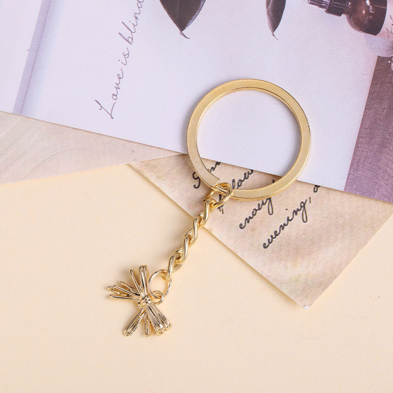 Temu AliExpress shein Xiyin Amazon 外国貿易人気ジュエリーシンプルなリボンキーホルダーペンダント|undefined