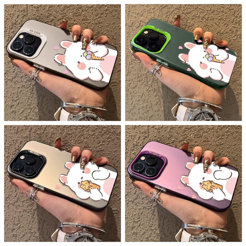 Suitable for Samsung S25Plus Mobile Phone Case S24Ultra Fashionable S23Fe Super Cute Little Rabbit S22 Anti-Fall New Model Suitable for Samsung S25Plus Mobile Phone Case S24Ultra Fashionable S23Fe Super Cute Little Rabbit S22 Anti-Fall New Model