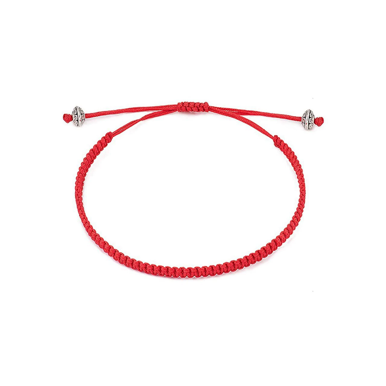 Трансграничный регулируемый браслет, ювелирные изделия, красный браслет из веревки, европейский и американский креативный этнический стиль, плетение из красной веревки, готовый запас, оптовая продажа