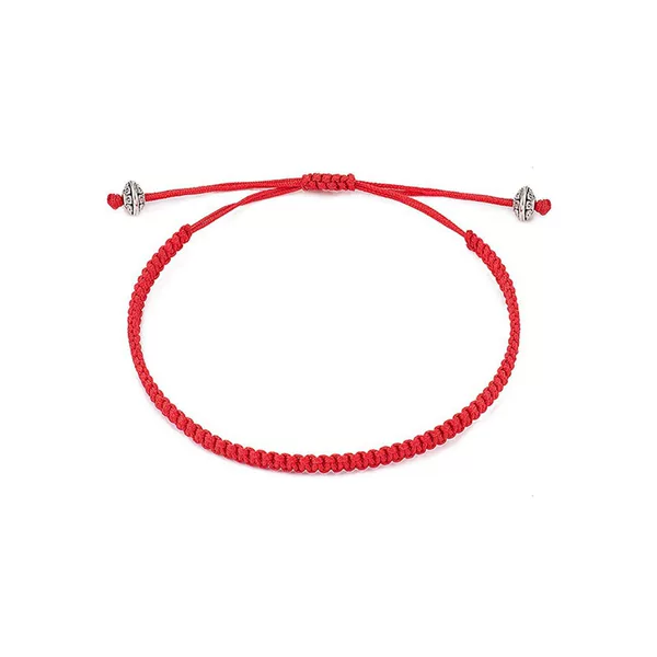 Cross-Border Adjustable Pull-Out Bracelet Jewelry Red Rope Bracelet European and American Creative Ethnic Style Red Rope Braiding Spot Wholesale