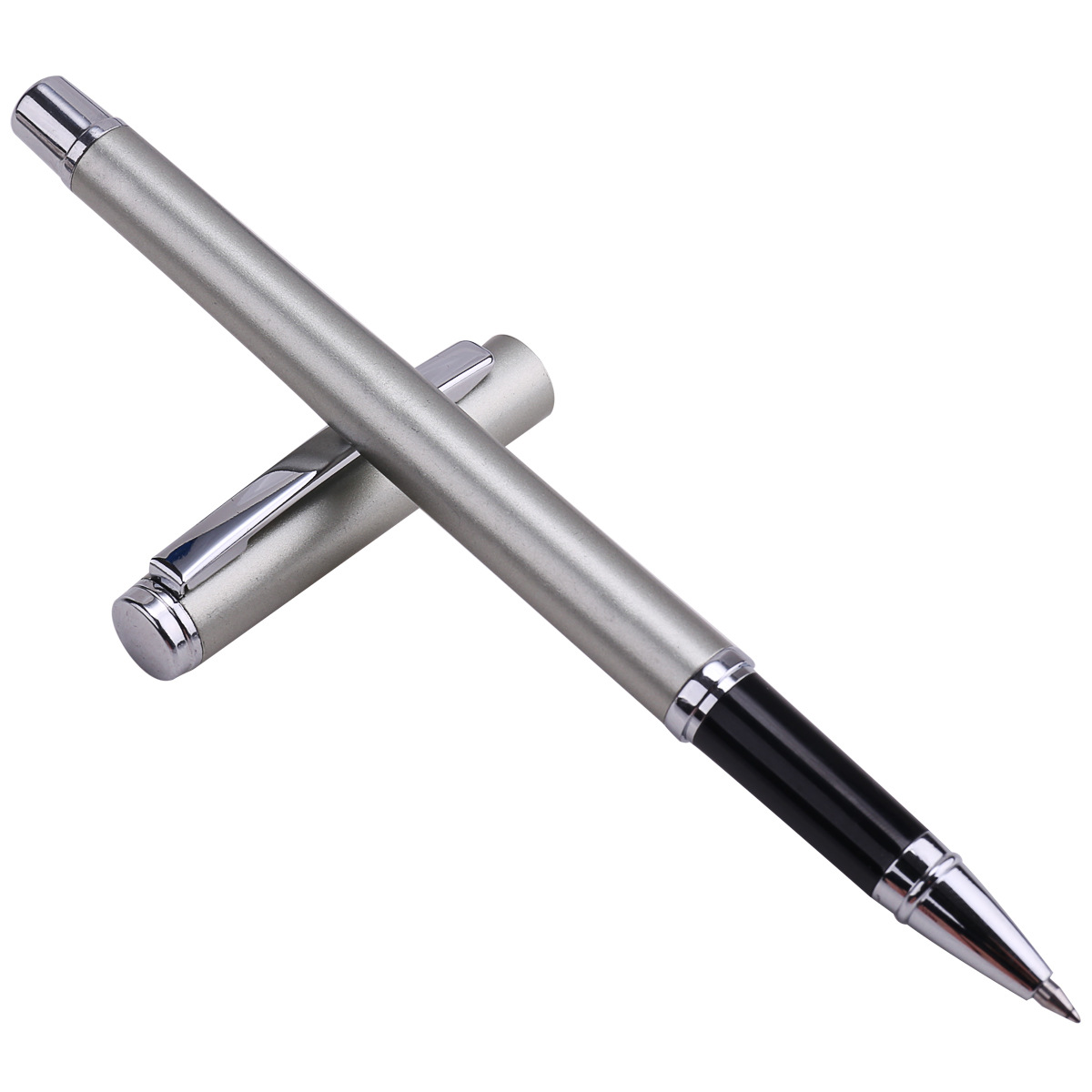 Deli S82 metal la pluma del gel, pluma de la firma, pluma del carbón, pluma del negocio de la oficina, puede ser pluma del negro 0,5