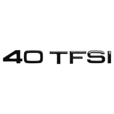 Audi TT car emblem modification: TTS Car logo - standard-40tfsi