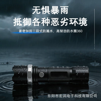UV fənərlər, flashlight with zoom, rechargeable, ultra-bright