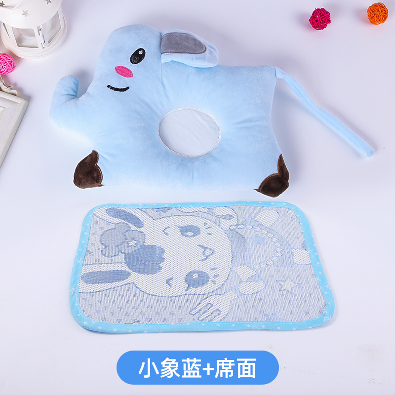 現物赤ちゃん枕ビロード赤ちゃん枕定型枕四季通用新生児調節枕通気柔らかい|undefined