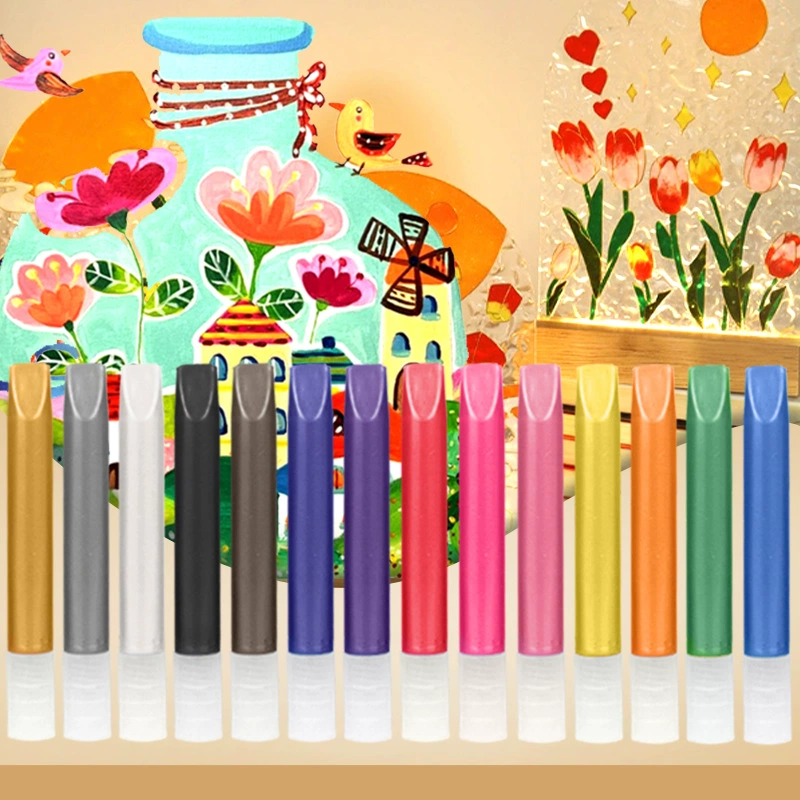 10ml стеклянная роспись стеклянная краска ручная роспись diy водонепроницаемая роспись жареная полупрозрачная креативная декоративная краска