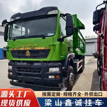 跨境供应豪沃自卸车 12轮渣土车厢货车 右驾驶舱集装箱豪沃自卸车