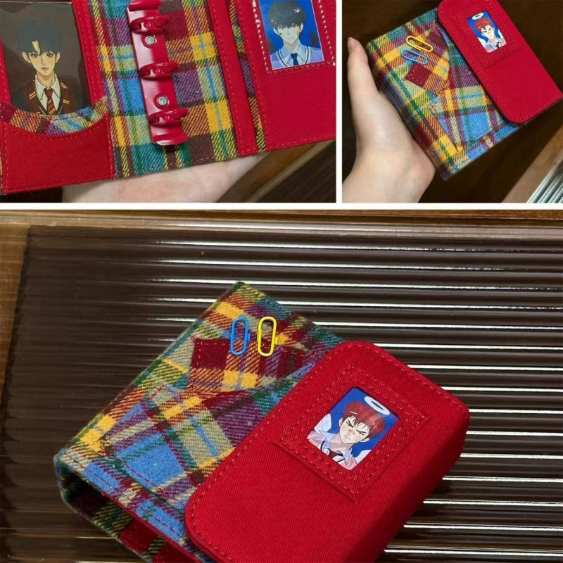 Little Red Book Candy Grid One Palace Grid Card Loose Leaf Book Piano Album Storage Star Chasing and Zhi Qiao Qian