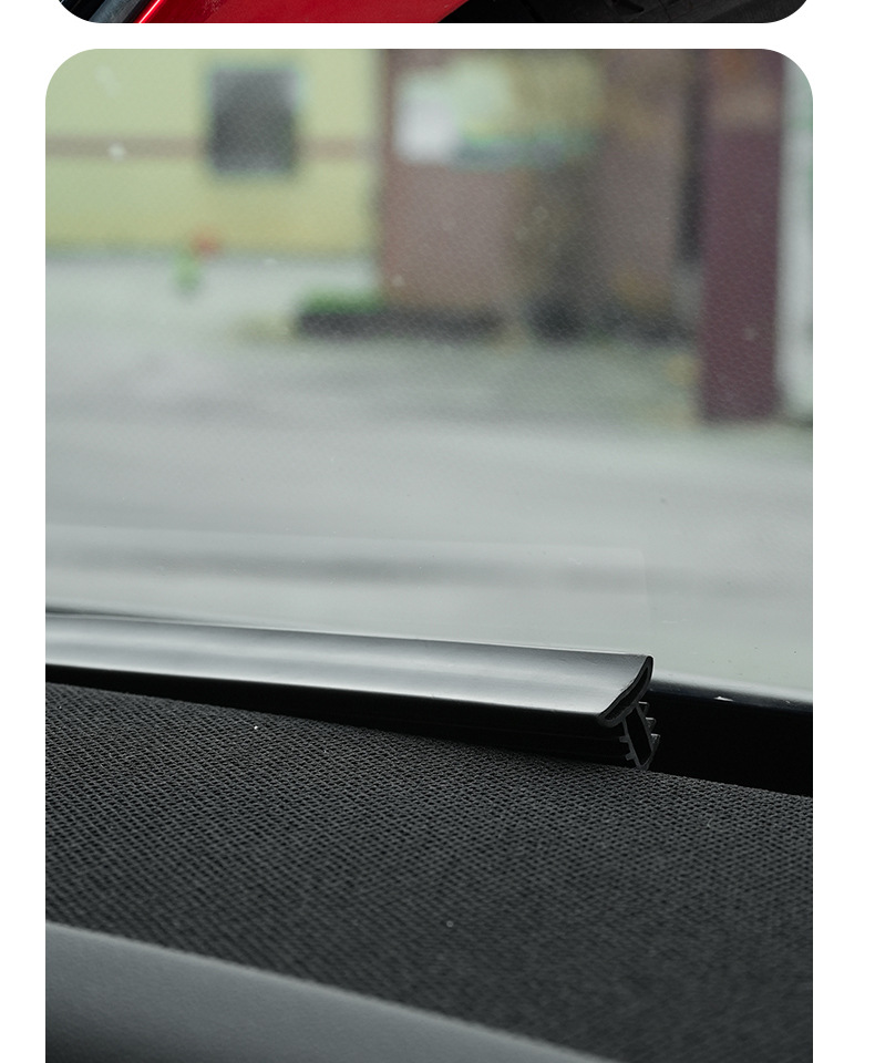 Suitable for Tesla Huanxin M3/Y instrument panel sealing strip B- pillar C- pillar noise reduction sound insulation body shock absorber rubber strip