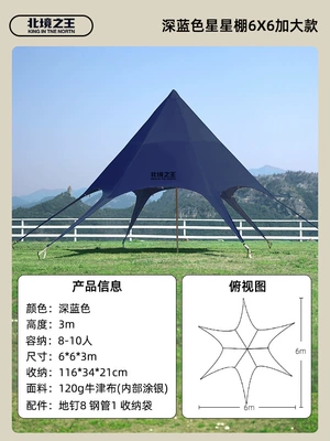 Avtomobil yan çətirləri | Celebrity Camping Picnic Awning - special-offer-dark-blue-model-6m-a-variety-of-optional