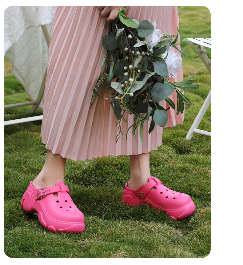 Kevät 2024 Uudet paksupohjaiset naisten paksut kesäiset päällysvaatteet, joissa on lisääntynyt EVA-liukuesteisten sandaalien ja tohveleiden tukkumyynti_voghion.com