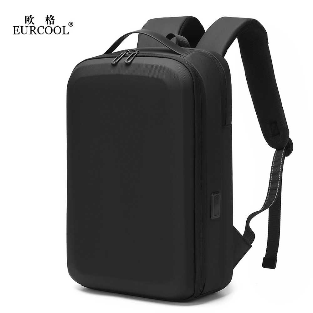 Cross-Border New Business Backpack for Men, Multifunctional USB Commuter Computer Bag 16inch High-End Men's Backpack