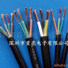 H05RN-F4*0.75橡套電纜  裸銅導體  電源線  防水   戶外線  黑色