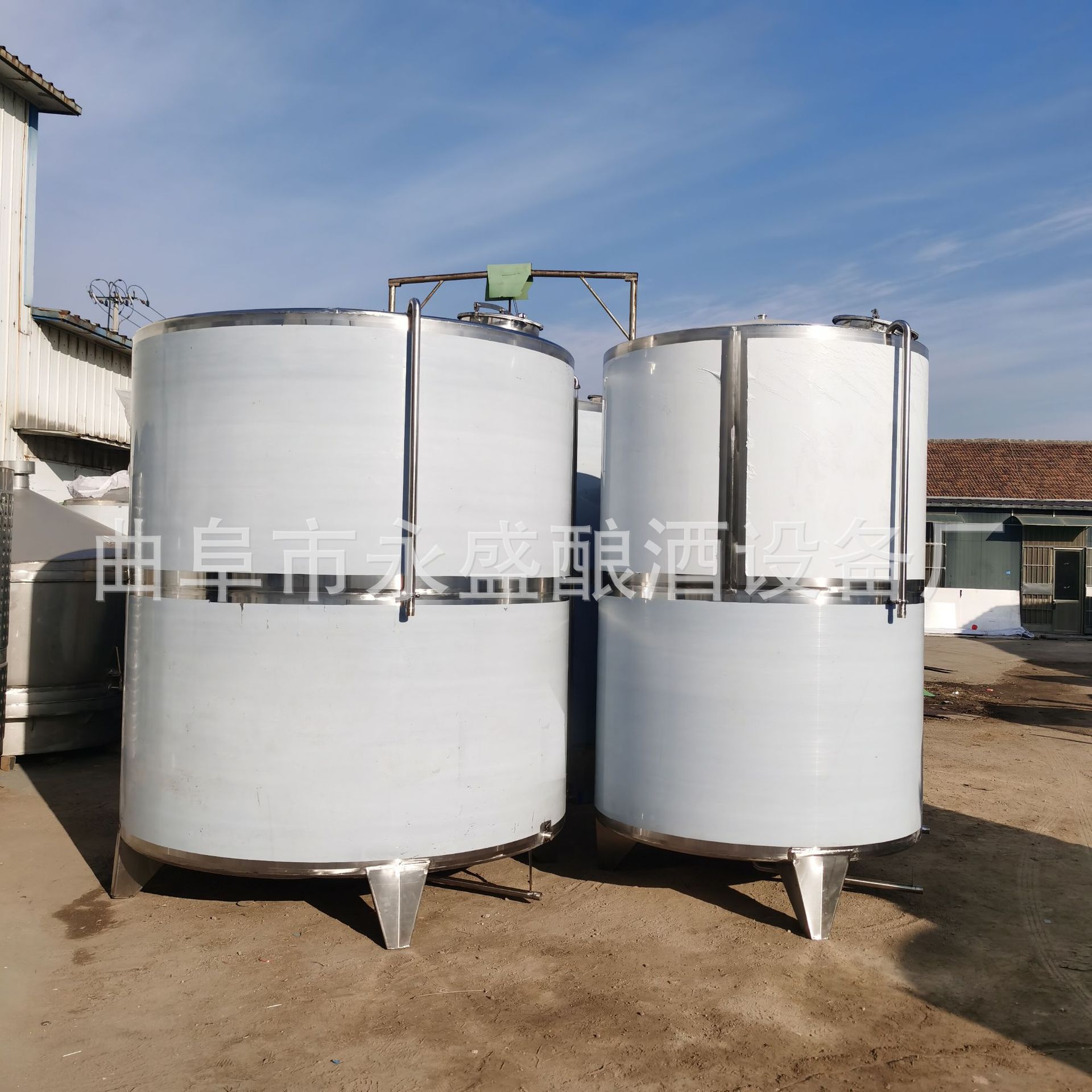 永盛制造5吨10吨不锈钢酒容器 储酒罐 常年加工立式储罐 批发销售