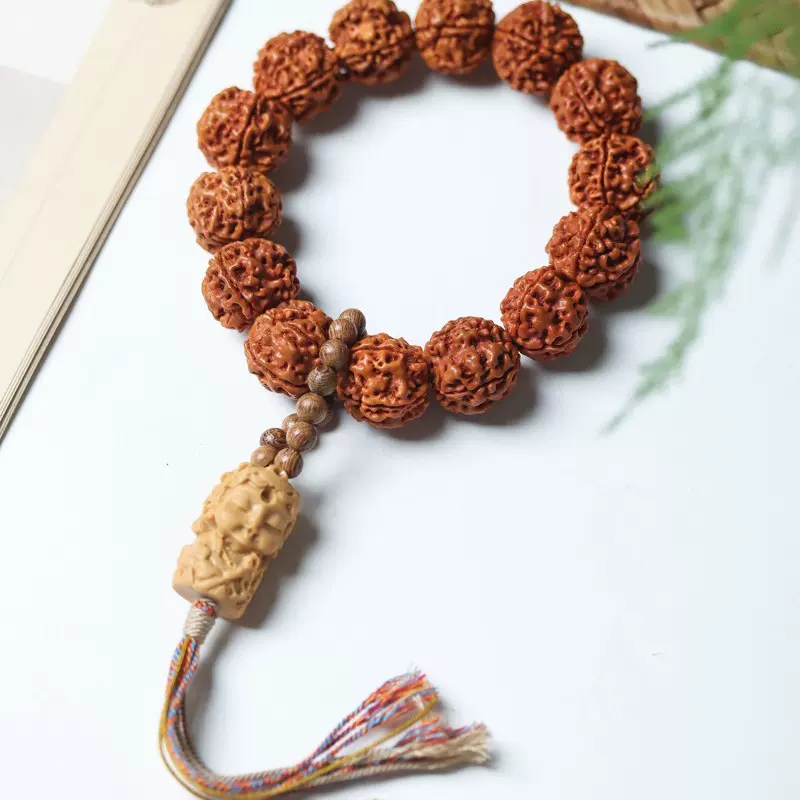 金刚菩提度母流苏手串民族风男女士款文玩佛珠情侣款念珠饰品手链