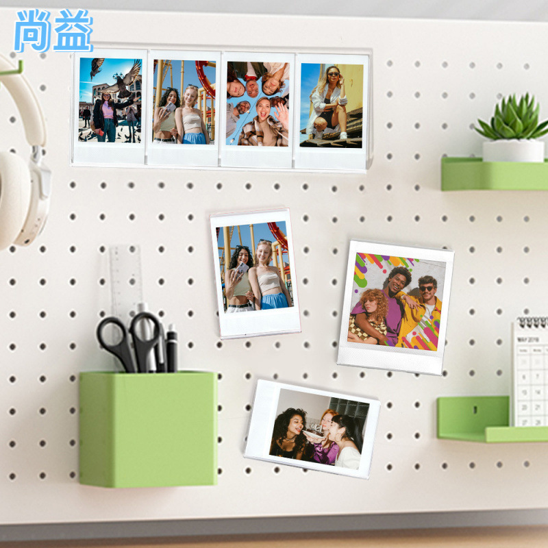 Polaroid 3inch /Sq/Wide/Polaroid/ 6inch Photo Acrylic Magnetic Photo Frame, Assembled Refrigerator Magnet as You Like