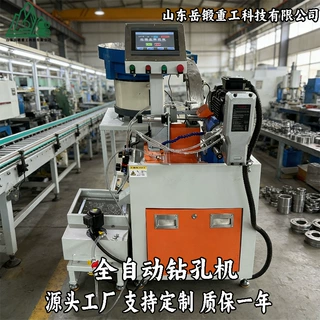 岳锻模架式自动钻孔机导向精度高钻头寿命长特别适用于批量孔加工