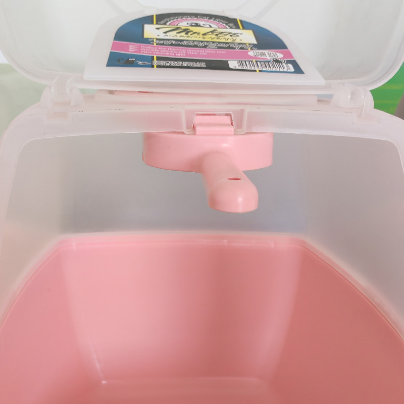 ペット用品卸売 全密閉型大型防滴ペット用品 密閉型猫トイレ 射出成形猫砂盆|undefined