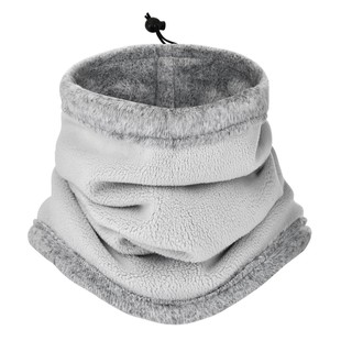 Cross-border new double-sided velvet collar men's outdoor autumn and winter solid color multi-functional thick warm knitted scarf women's in stock