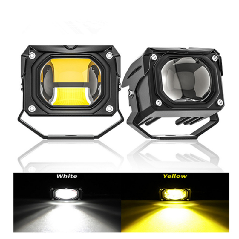 U9P lámpara de motocicleta automóvil LED lente externa de motocicleta LED lente bicromática transformar el faro