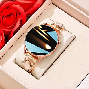 Hot New Smart Watch Women's Four-leaf Multi-function Blood Pressure Heart Rate Sports Bracelet for Couples to Send Girlfriend