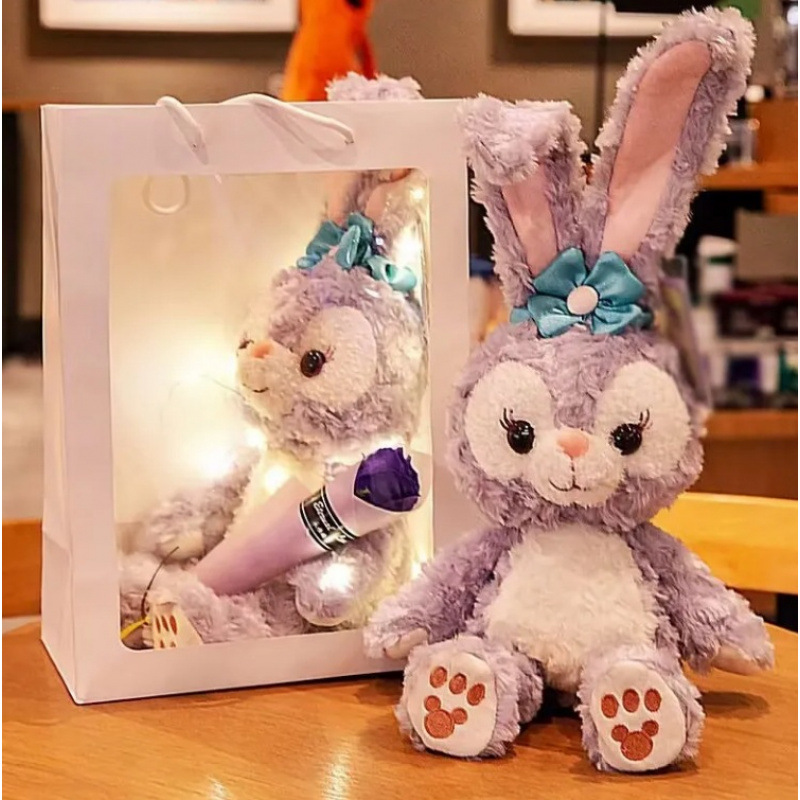 Stellalou Plush Toy Large Rabbit Doll Sleeping Stuffed Animal Valentine's Day Doll Machine Birthday