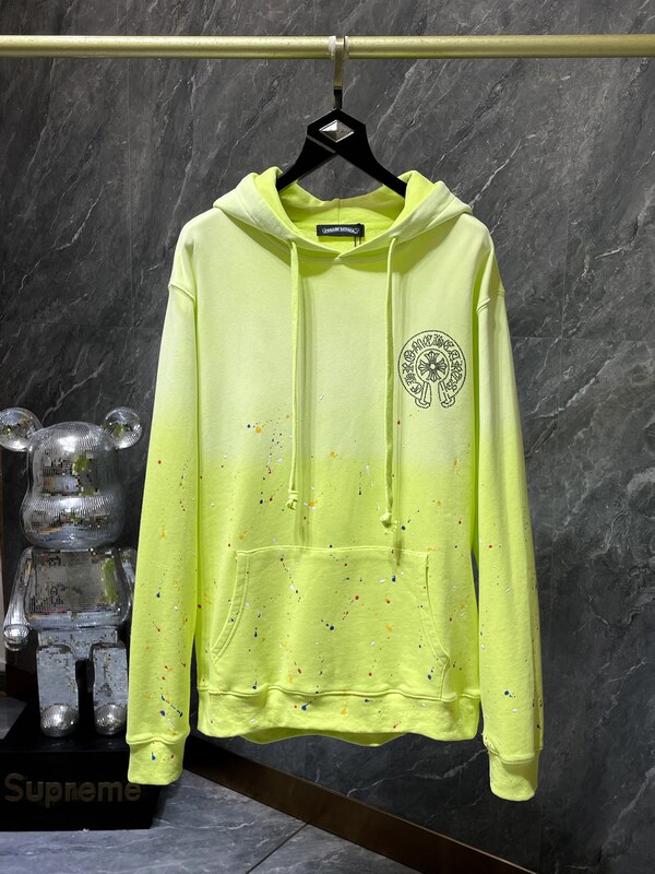 Chrome Heart Hoodie 克罗伈十字架连帽卫衣跨境宽松男女拉链帽衫|undefined