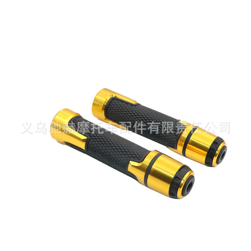 Directly Supplied from the Manufacturer, Motorcycle Handlebar Grips Modified with Cnc Aluminum Rubber Grips, Off-Road Handlebar Rubber Grips